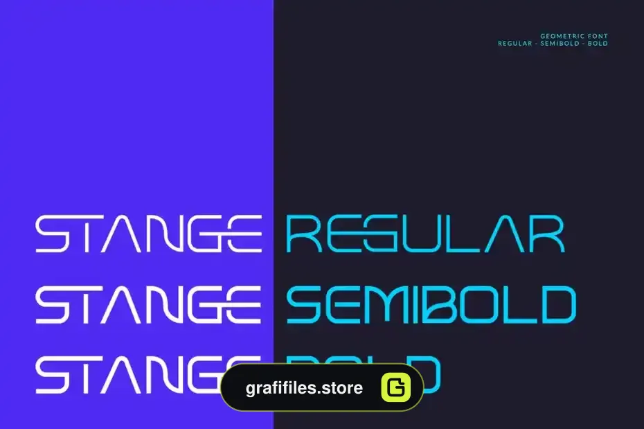 دانلود فونت انگلیسی STANGE - Modern Futuristic Font - 2 فونت انگلیسی STANGE - Modern Futuristic Font - 1