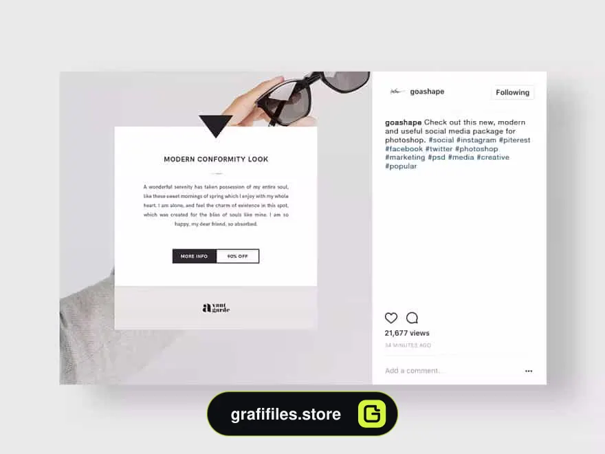 طرح لایه باز شبکه اجتماعی Social Media Pack