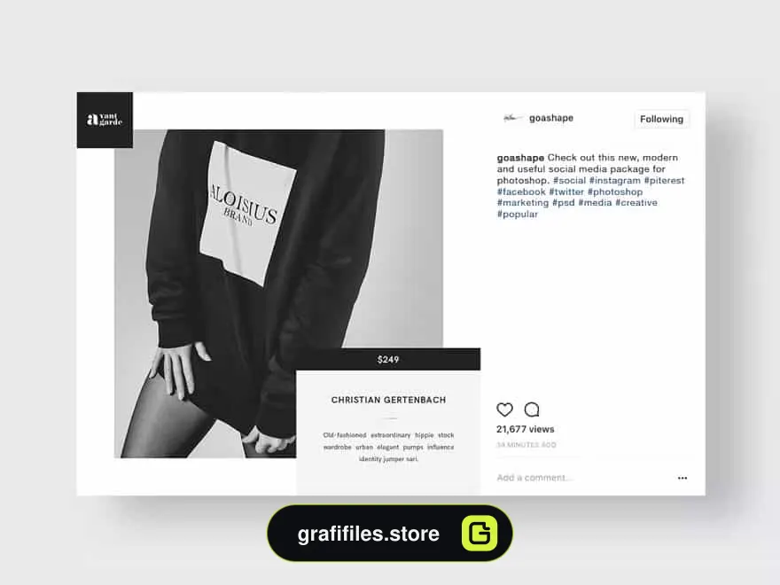 طرح لایه باز شبکه اجتماعی Social Media Pack