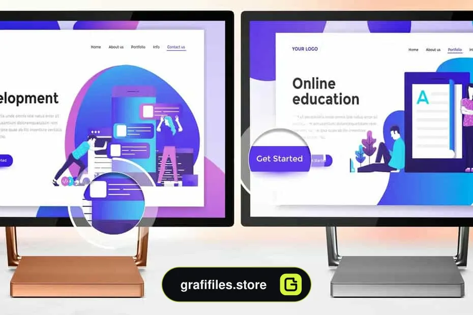 موکاپ مایکروسافت سرفیس