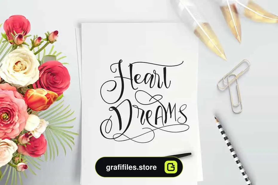 فونت انگلیسی Sweetline Beautiful Script Font Wedding