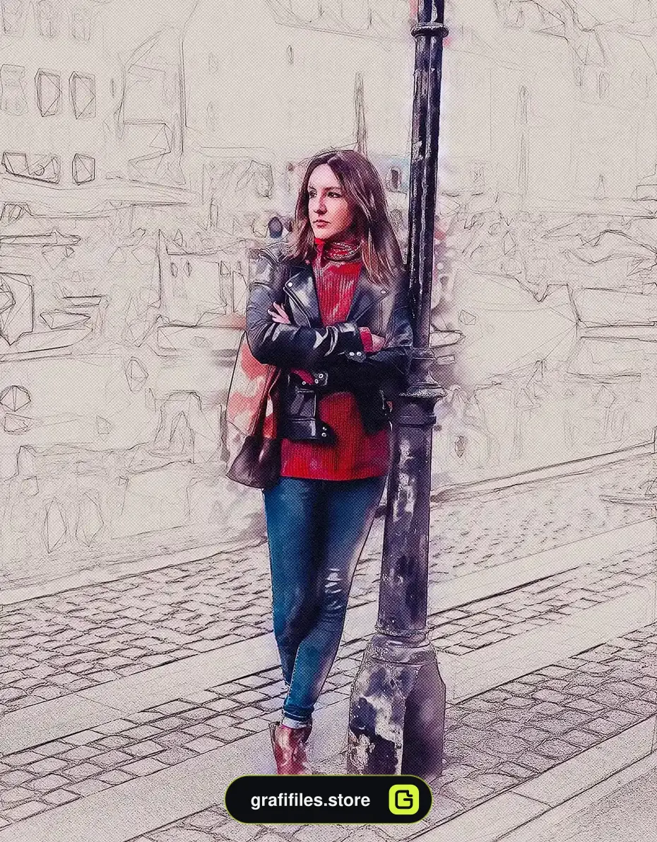 اکشن فتوشاپ افکت هنری Technical Art Photoshop Action - 1
