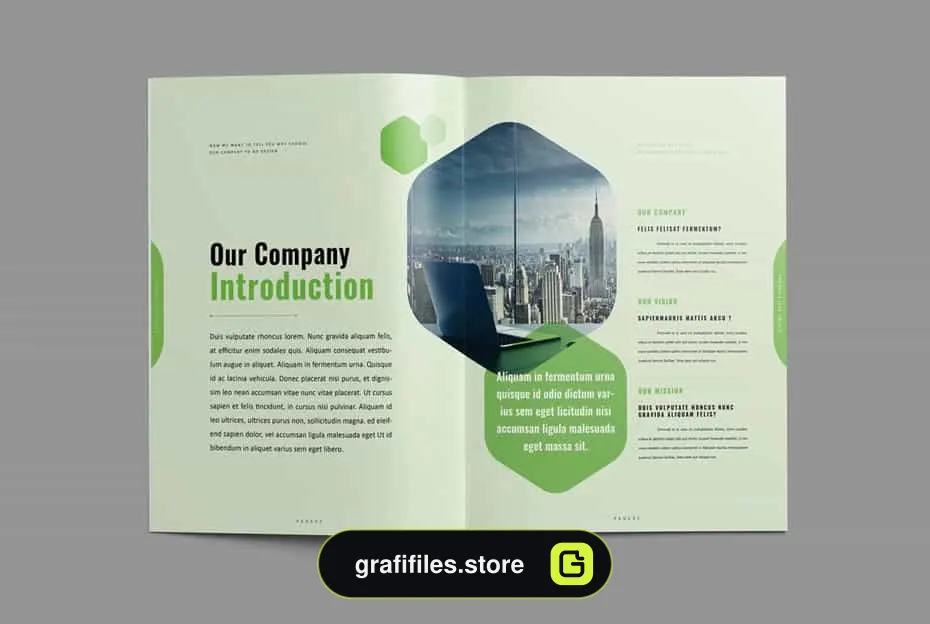 قالب ایندیزاین بروشور The Brochure