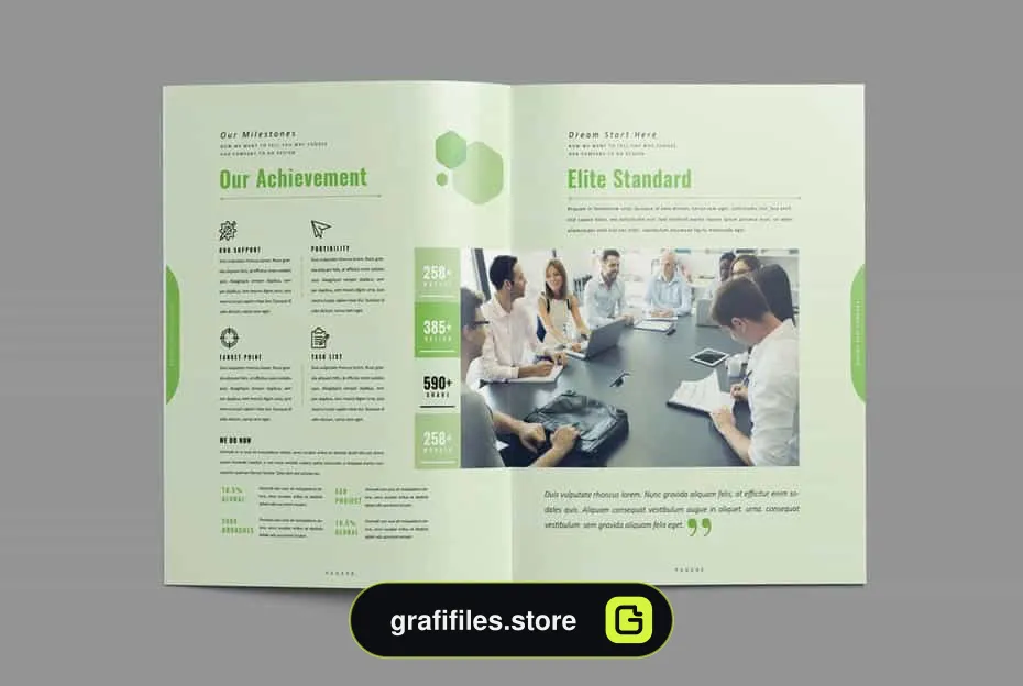 قالب ایندیزاین بروشور The Brochure