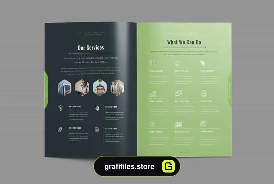 قالب ایندیزاین بروشور The Brochure