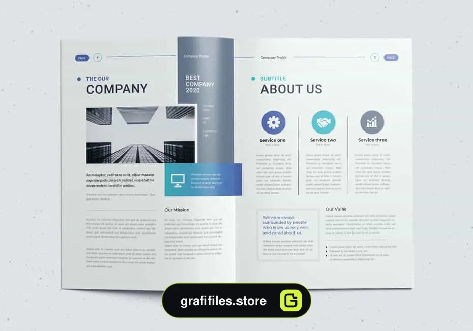 دانلود قالب آماده ورد نمونه کار شرکتی The Company Profile Word Template - 3 قالب آماده ورد نمونه کار شرکتی The Company Profile Word Template