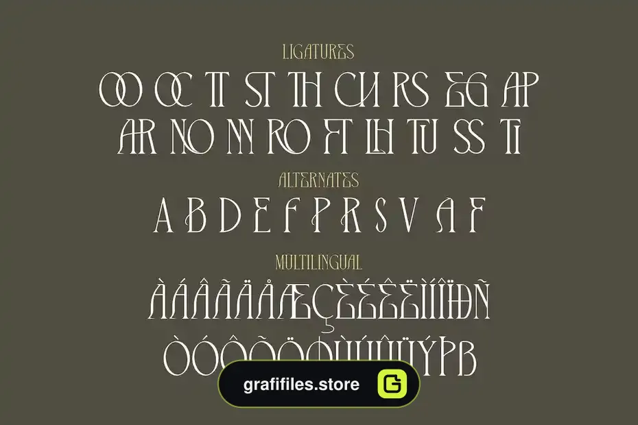 دانلود فونت لاکشری The Cronicle Serif Display Font