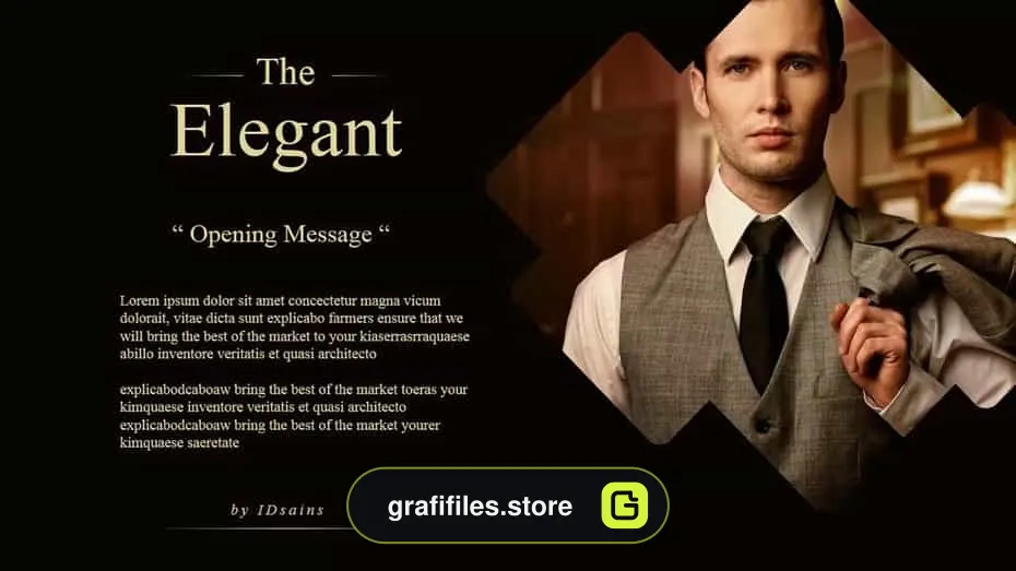 قالب پاورپوینت The Elegant