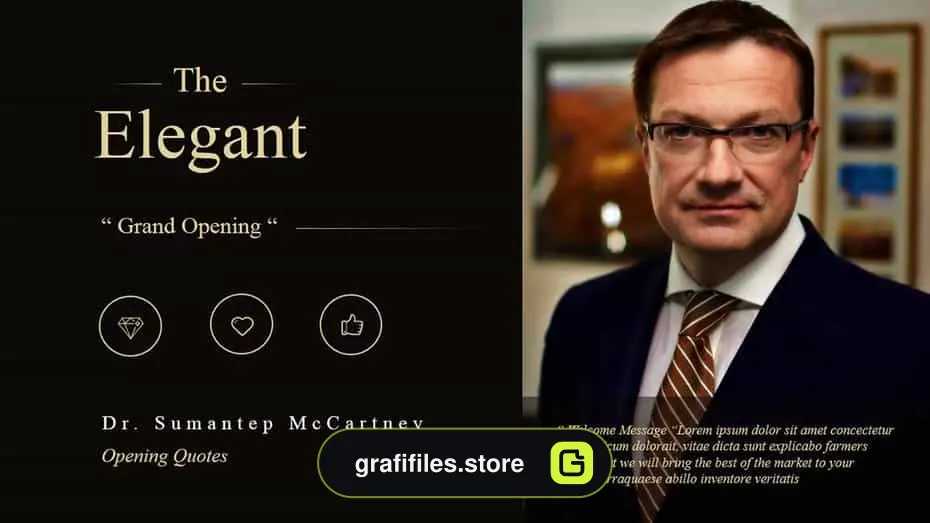 قالب پاورپوینت The Elegant