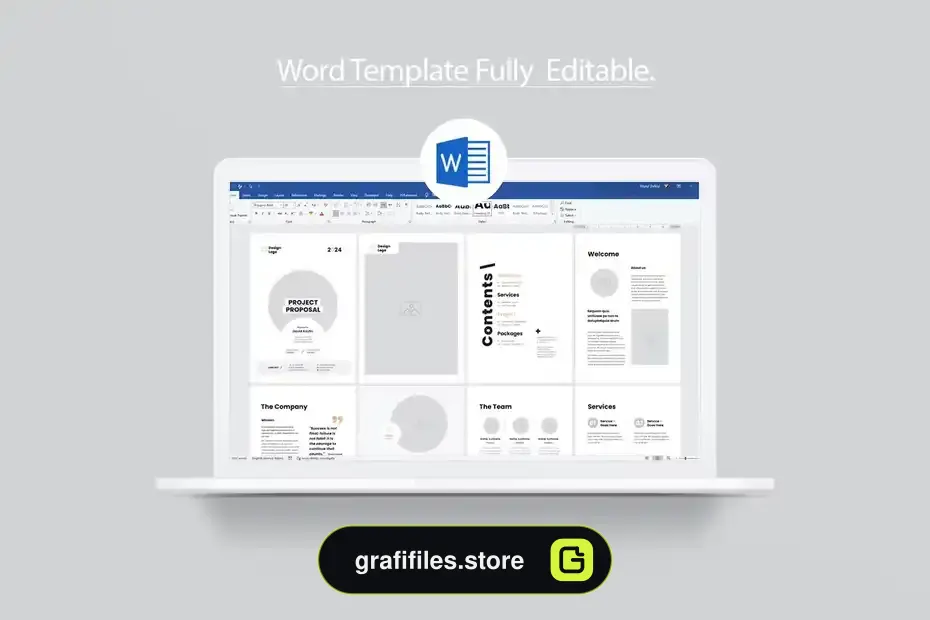 قالب ایندیزاین پروپوزال The Proposal | Ms Word & InDesign - 13