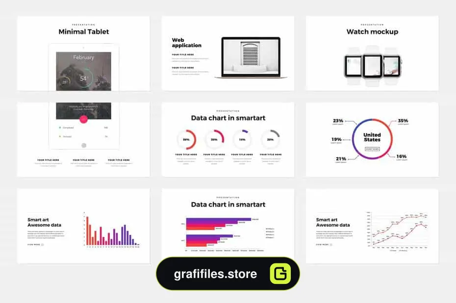 قالب پاورپوینت The X - Powerpoint Template