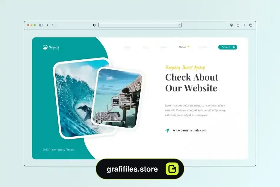 قالب پاورپوینت آژانس مسافرتی - 3