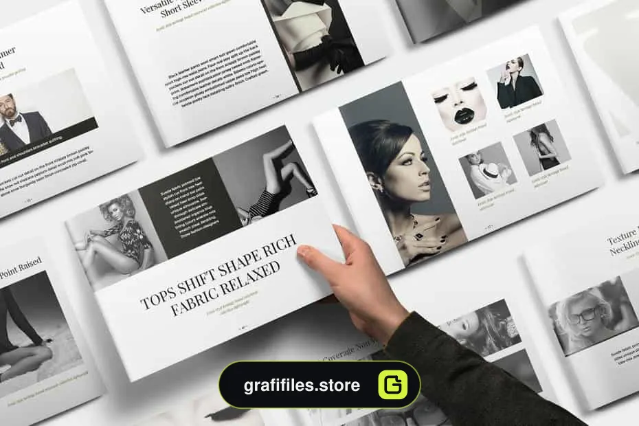 قالب ایندیزاین بروشور Vela Brochure Template