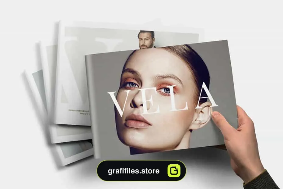 قالب ایندیزاین بروشور Vela Brochure Template