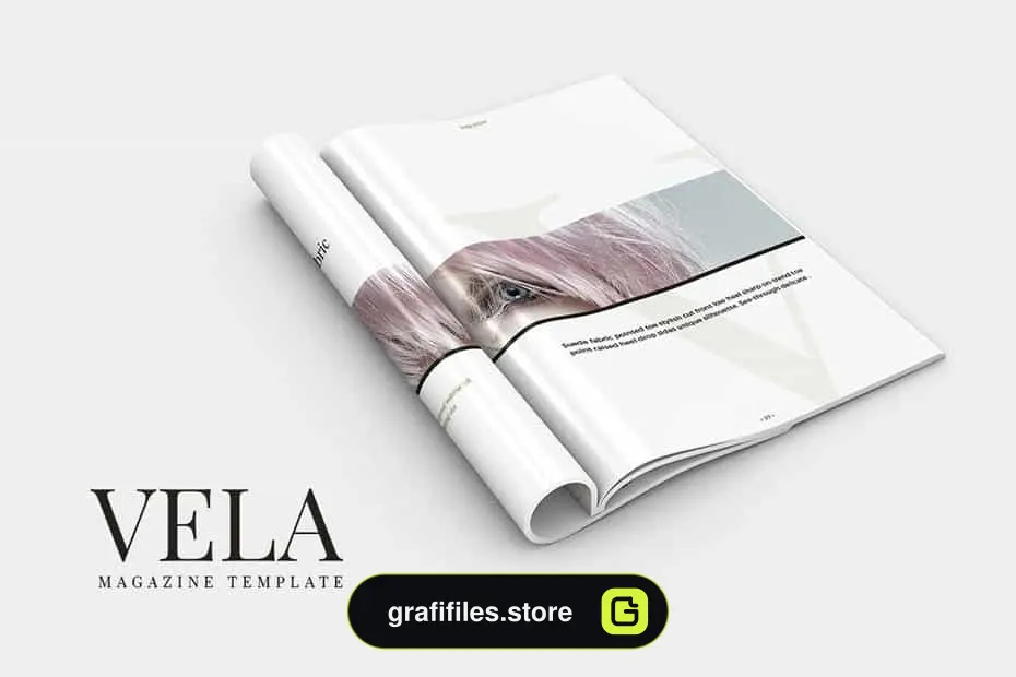 قالب ایندیزاین مجله Vela Magazine Template