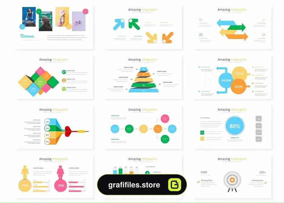قالب پاورپوینت Vexana - Powerpoint Template