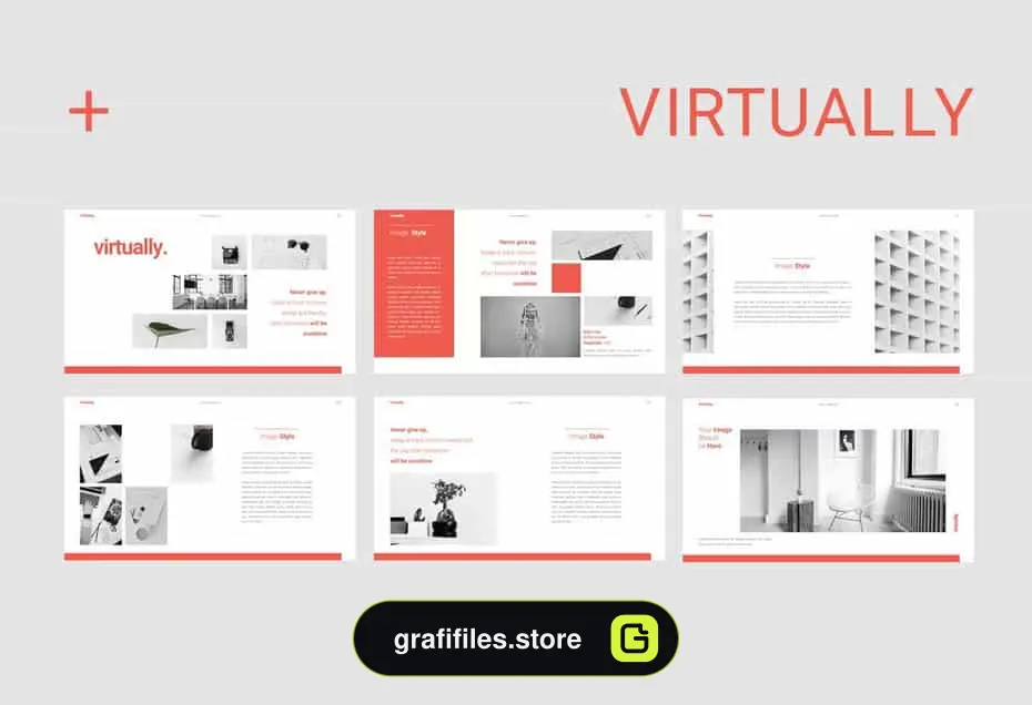 قالب پاورپوینت Virtually Powerpoint
