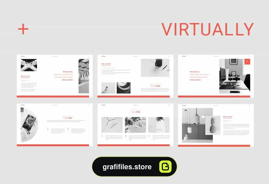 قالب پاورپوینت Virtually Powerpoint