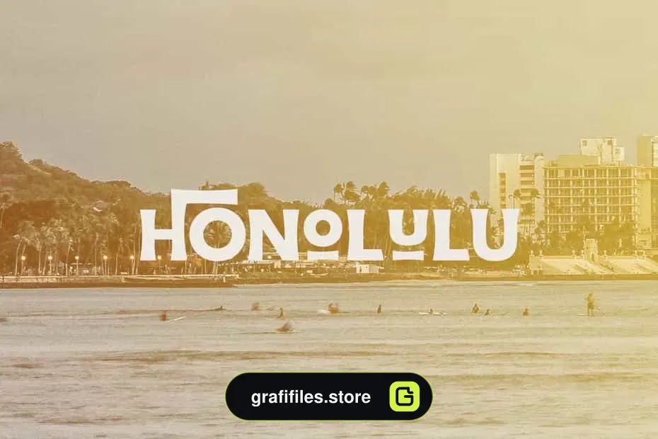 فونت انگلیسی Wanderlust - Travel Font
