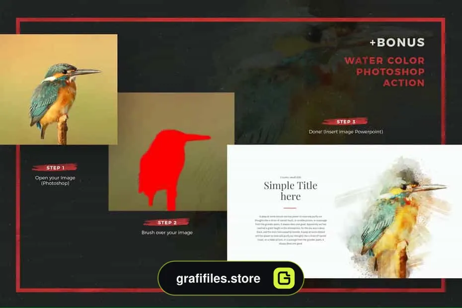 قالب پاورپوینت WaterColor - Powerpoint Template