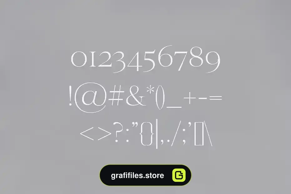 فونت انگلیسی Wensley Modern Serif Font Family - 1