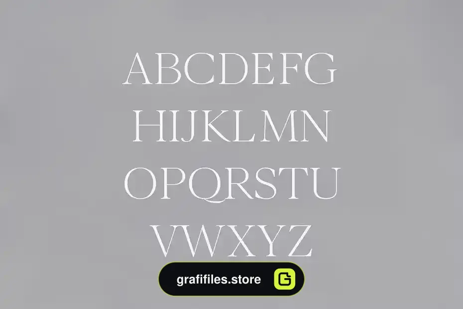 فونت انگلیسی Wensley Modern Serif Font Family - 7