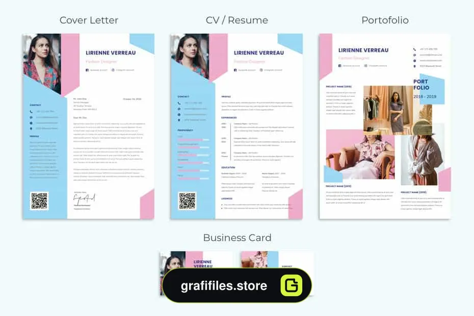 قالب آماده ورد رزومه Word Resume Template