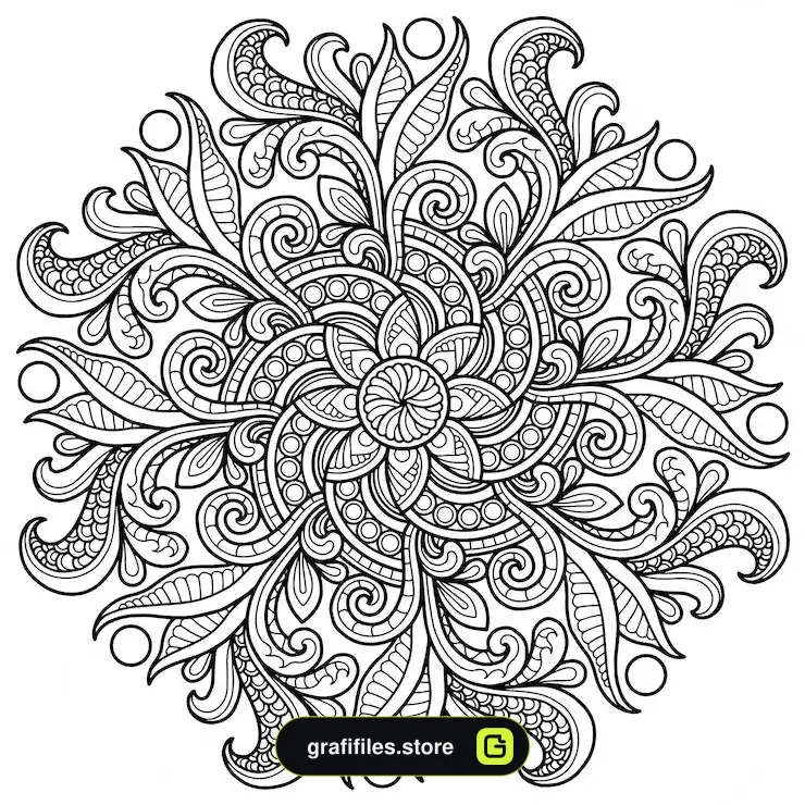 دانلود 14 طرح وکتور ماندالا – Mandala - 3