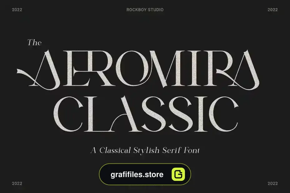 فونت انگلیسی کلاسیک Aeromira Classic - 11
