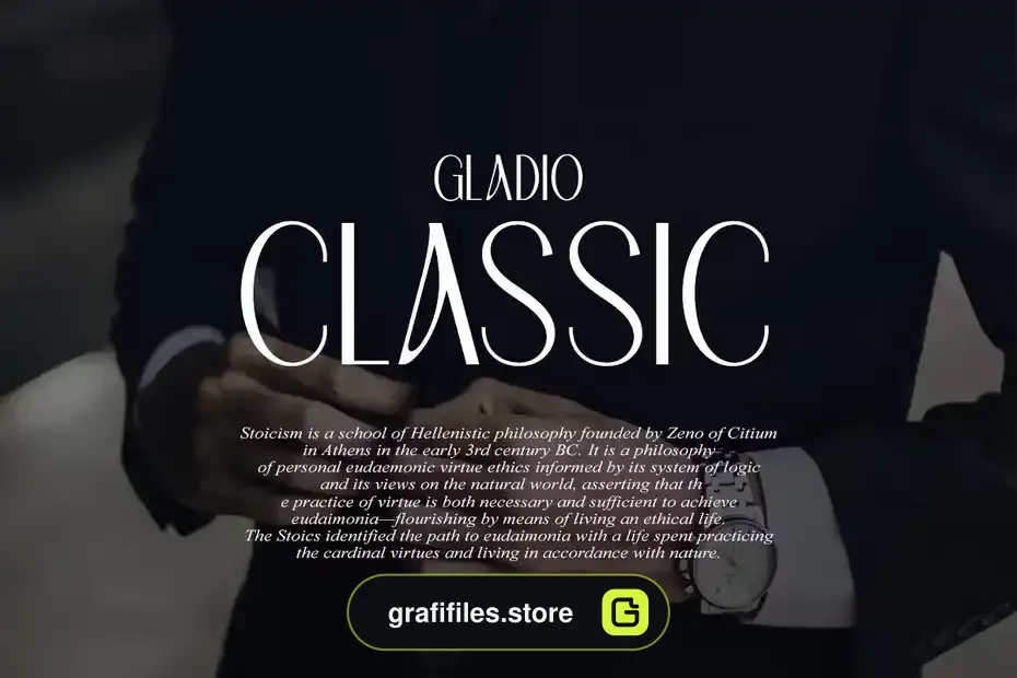 دانلود فونت کلاسیک Allerick | Modern Classic