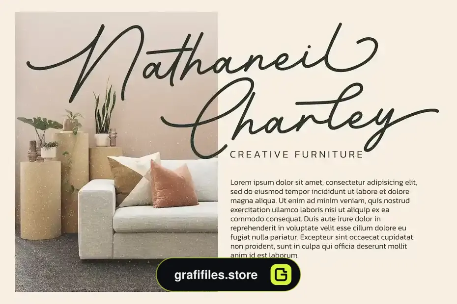 فونت انگلیسی به سبک امضا Barethelly Signature - 11