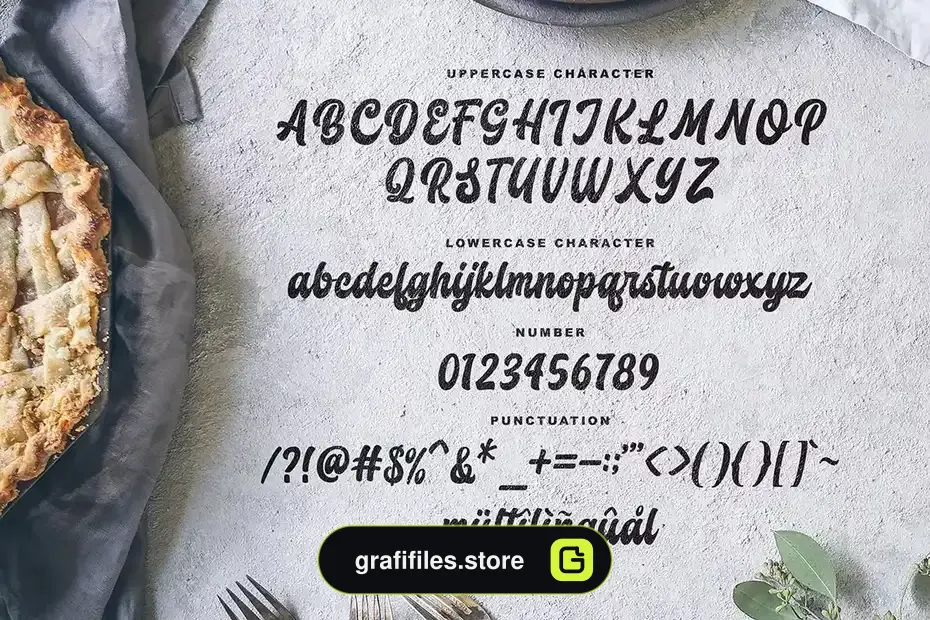 فونت انگلیسی دست نویس Butchery - Bold Script Font - 11