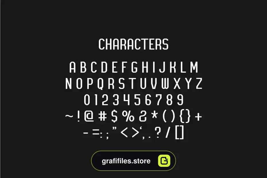 فونت انگلیسی ساده Caredo - Simple font - 1