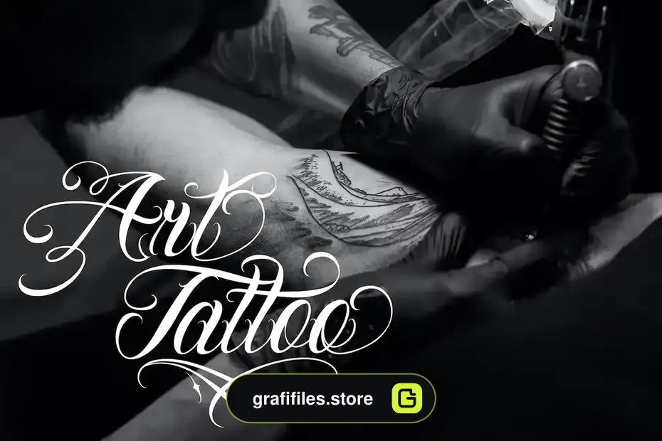 دانلود فونت تاتو Chicano Font | Tattoo Style