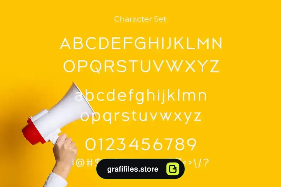 فونت انگلیسی ساده Emigow - Modern Sans Serif - 5