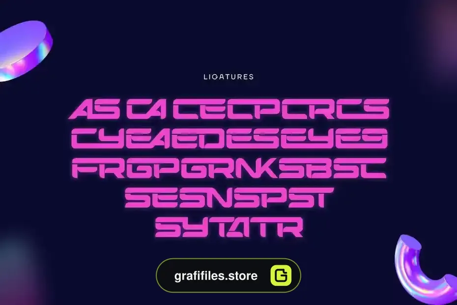 فونت انگلیسی لوگو Esport Graph - Logo Font - 1