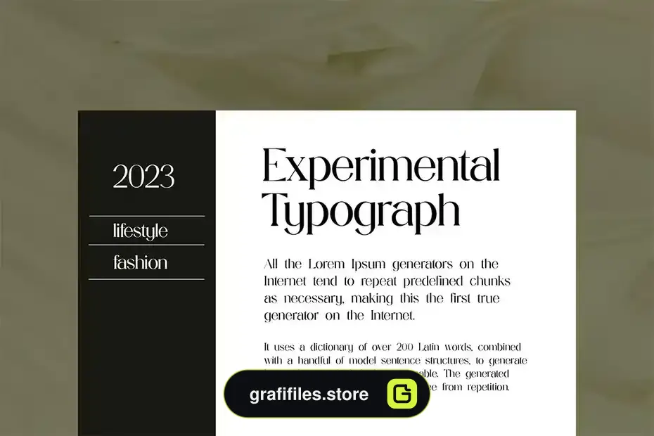 فونت انگلیسی کلاسیک Extradicta Classic Serif Font - 1