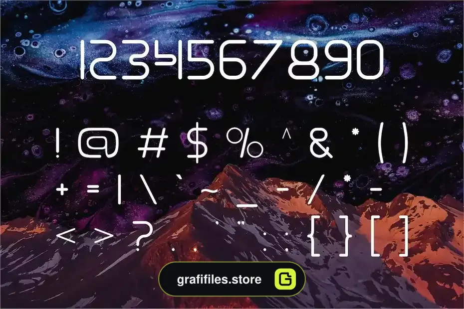 فونت انگلیسی مدرن Gamero Modern Sans - 3