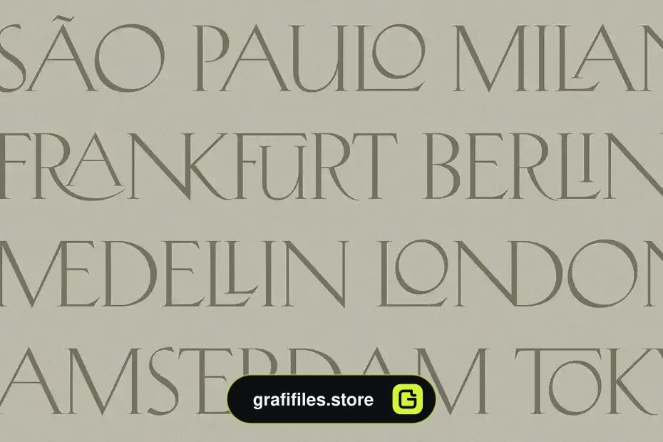 فونت انگلیسی کلاسیک Giovanna - Luxury Serif - 1