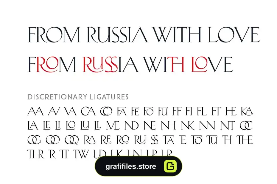 فونت انگلیسی کلاسیک Giovanna - Luxury Serif - 19