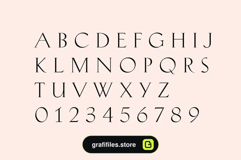 فونت انگلیسی کلاسیک Giovanna - Luxury Serif - 21