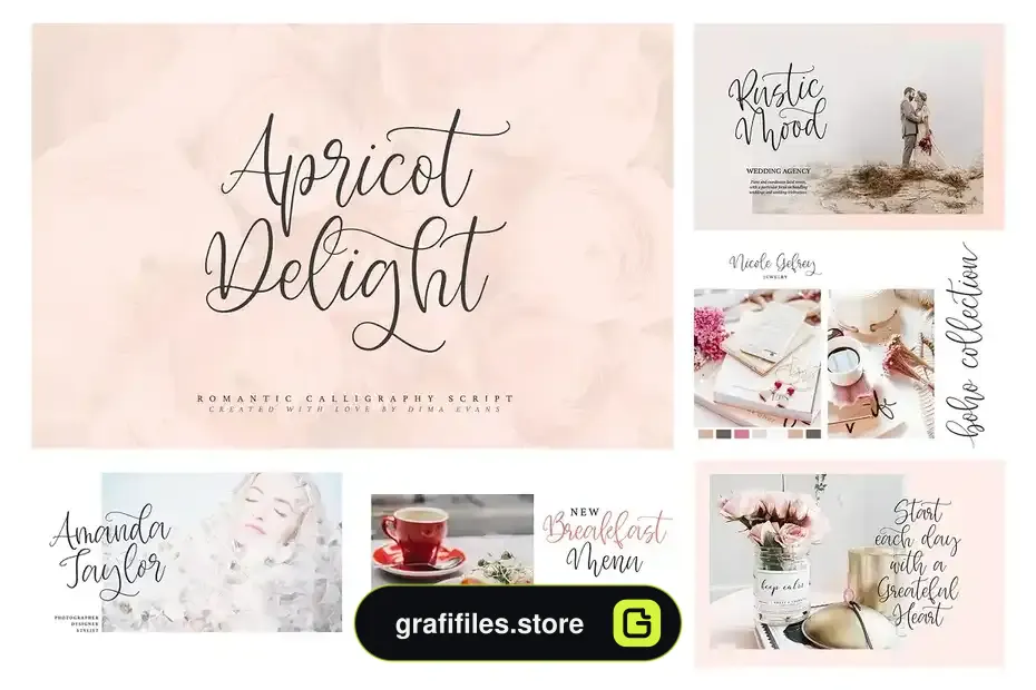 فونت انگلیسی دست نویس Handwritten Font Bundle - 1