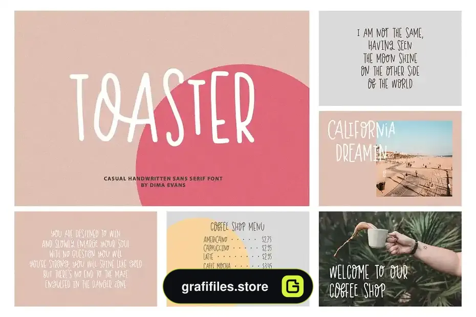 فونت انگلیسی دست نویس Handwritten Font Bundle - 29