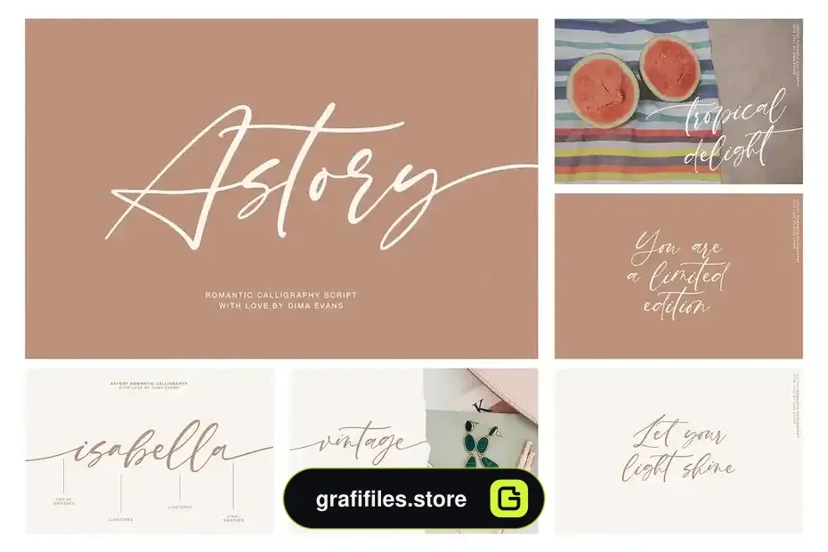 فونت انگلیسی دست نویس Handwritten Font Bundle - 5