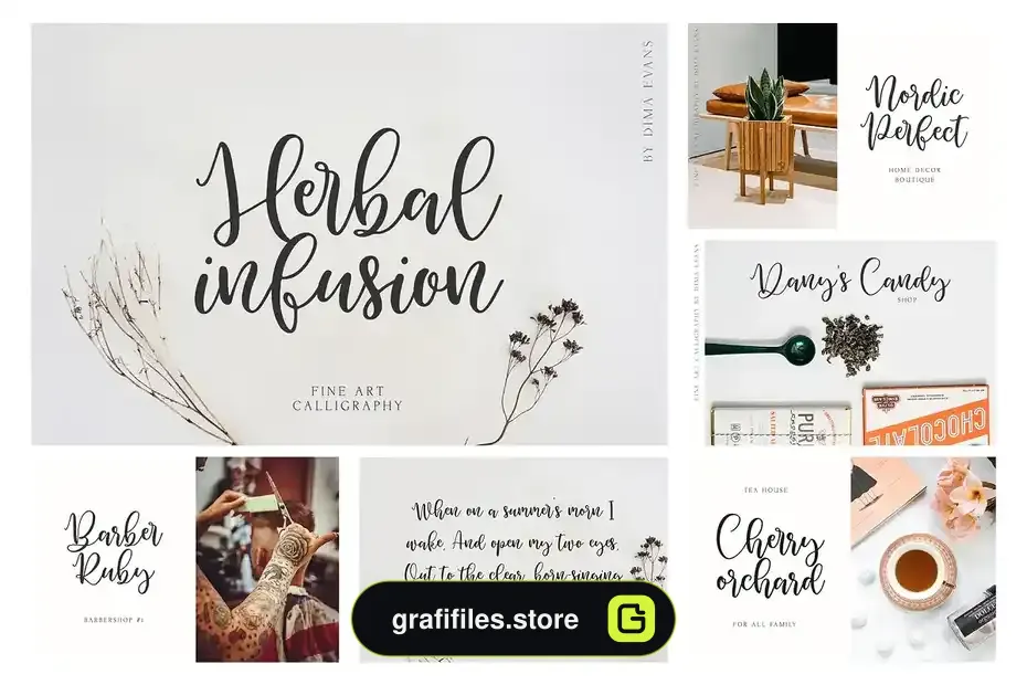 فونت انگلیسی دست نویس Handwritten Font Bundle - 11