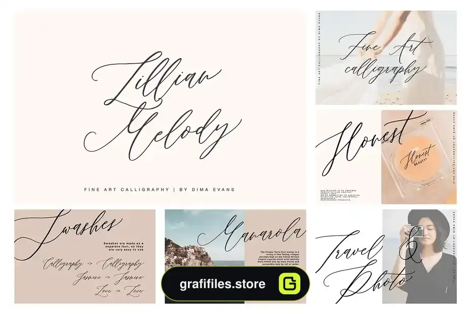 فونت انگلیسی دست نویس Handwritten Font Bundle - 13