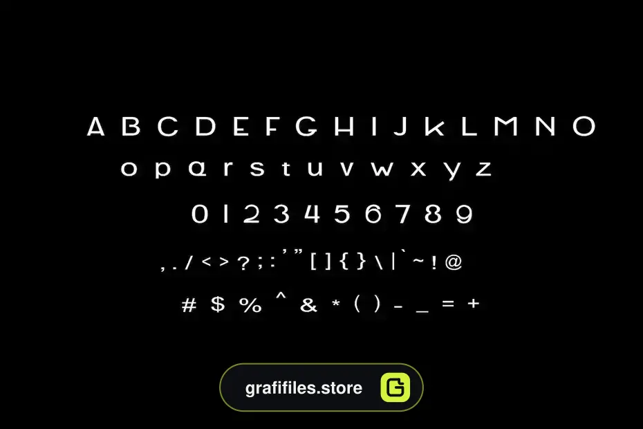 فونت انگلیسی ساده Kitery font - 1