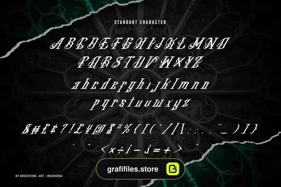 دانلود فونت انگلیسی تاتو Klausers - Blackletter - 10 فونت انگلیسی تاتو Klausers - Blackletter - 9