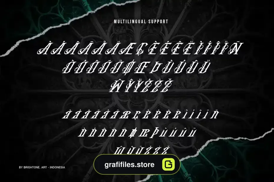 دانلود فونت انگلیسی تاتو Klausers - Blackletter - 12 فونت انگلیسی تاتو Klausers - Blackletter - 11
