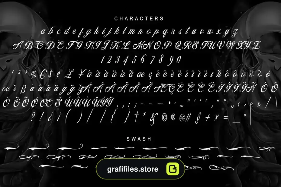 دانلود فونت تاتو Maldito Font | Tattoo Style